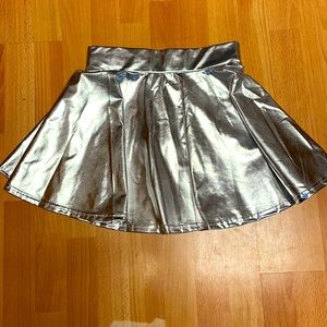 Junior Small Chrome Silver Skirt
